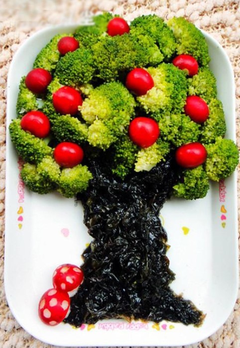 幼兒食譜：補鋅益智菜蠔油西蘭花蘋果樹